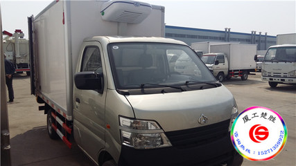 舟山國五冷藏車銷售部 冷鏈車廠家直銷，選擇廈工楚勝的卓越優(yōu)勢